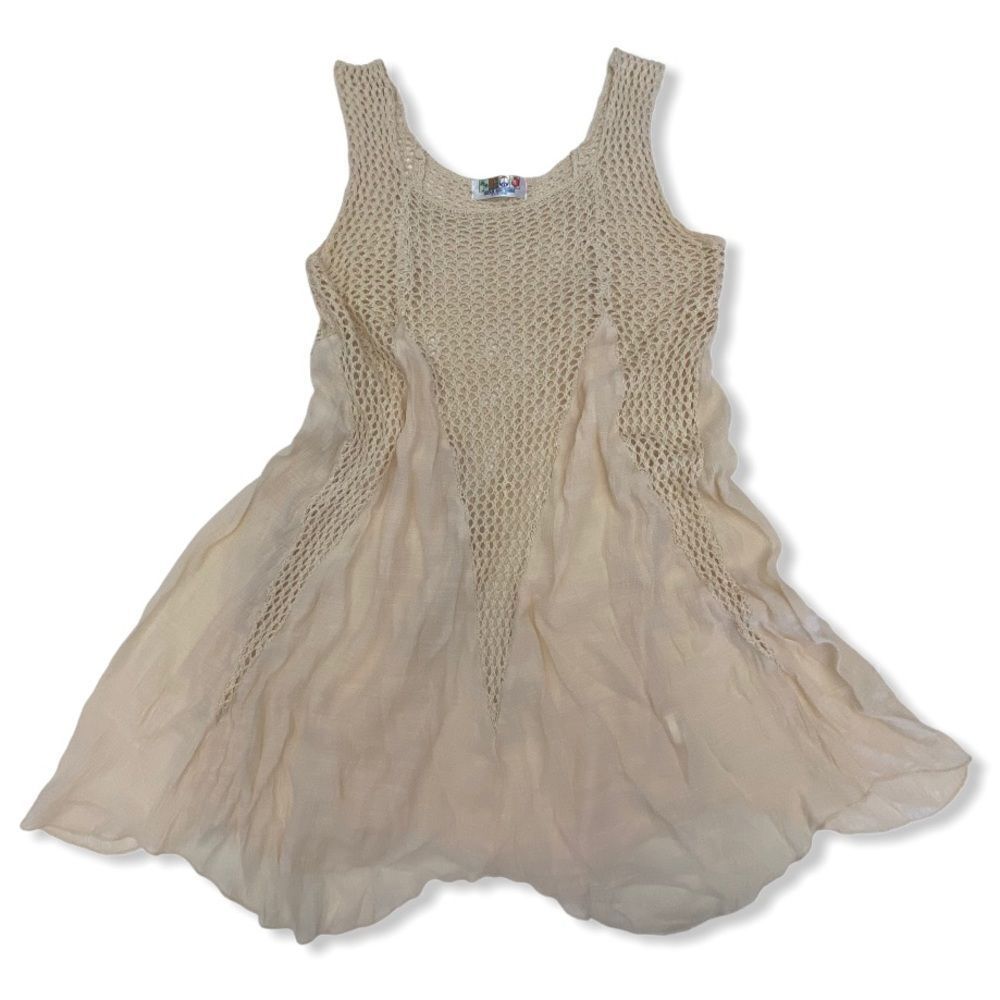 BOHO Crochet Tunic Tank - Picture 8 of 10